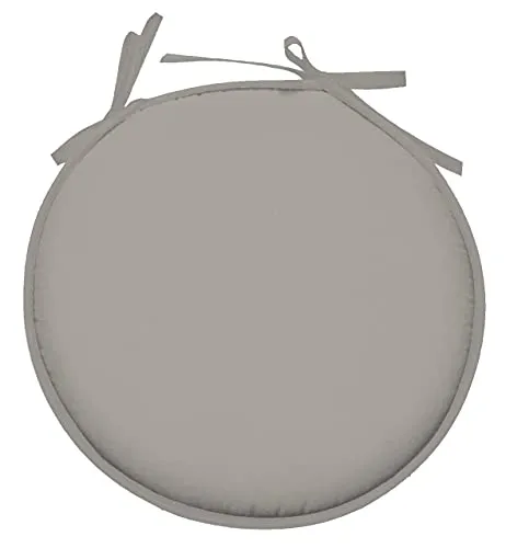 STOF Nelson galette de chaise ronde Ø40 lin polyester