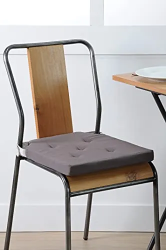 STOF Duo galette de chaise 38x38 gris coton