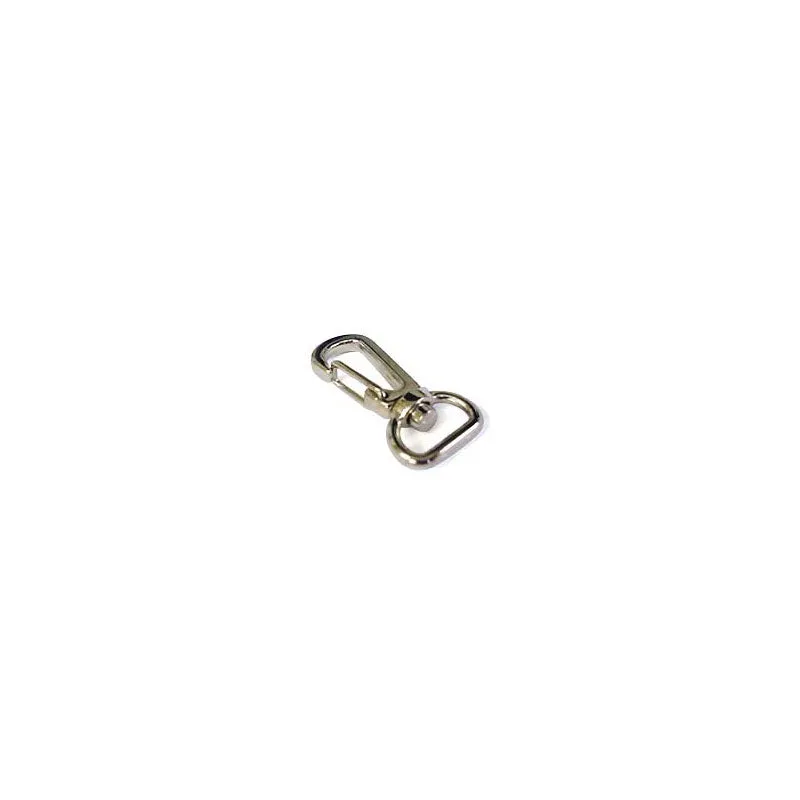 Yoko Saito mousqueton pivotant argenté boucle sac 1,2 cm
