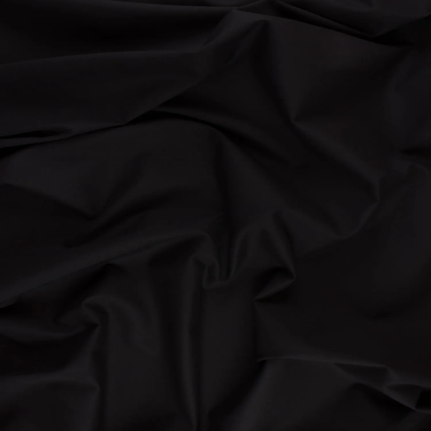 Tissushop Cretonne tissu coton noir 1 mètre 150 cm