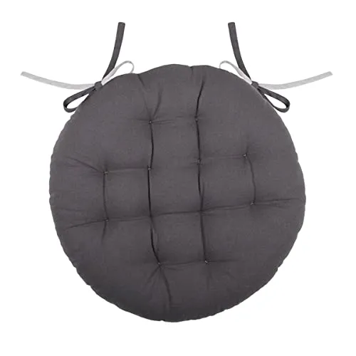 Stof Duo galette chaise gris perle 38x38 cm coton