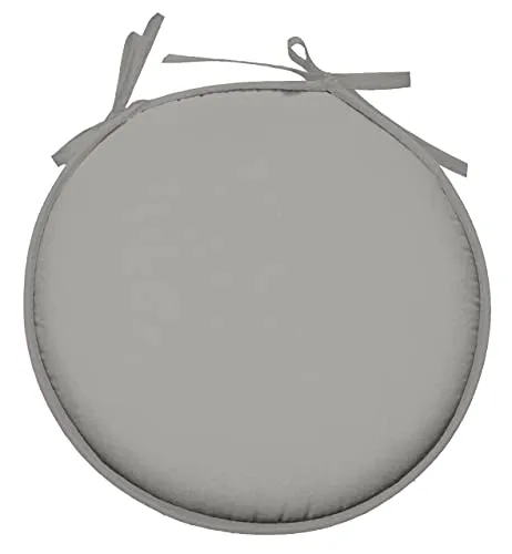 Stof Nelson galette de chaise ronde 40 cm polyester mastic