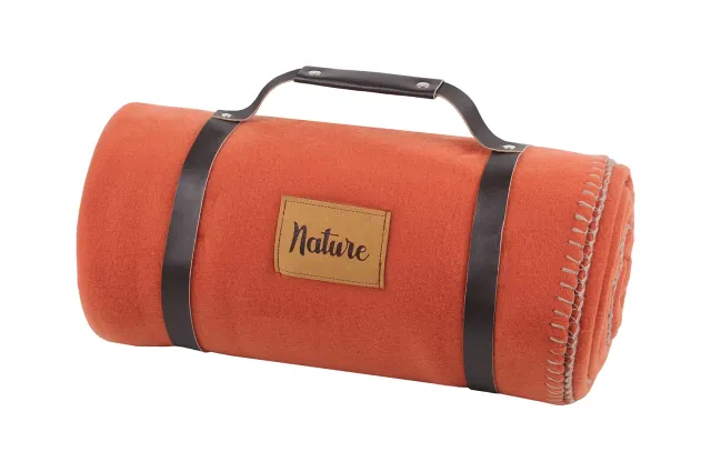 Stof Dawson plaid polaire 130x150 cm terracotta