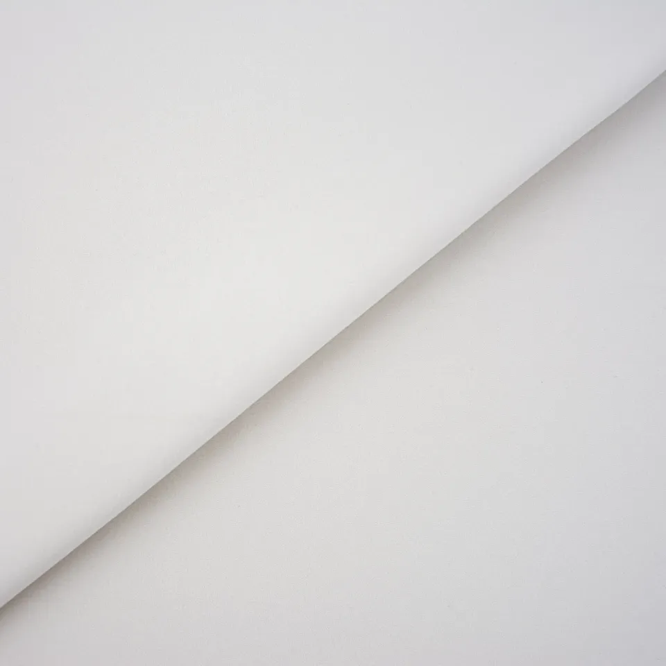 Elastron Velluto tissu velours blanc au mètre