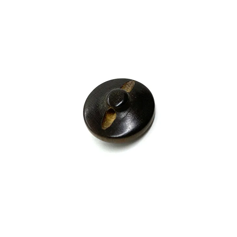 Yoko Saito bouton bois tige 15 mm naturel