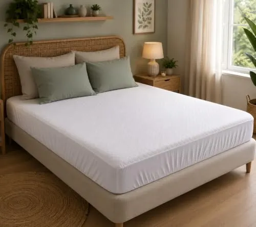 STOF protège-matelas imperméable blanc 140x190 cm