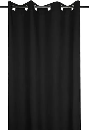 Stof Nelson rideau 135x180 cm noir polyester occultant