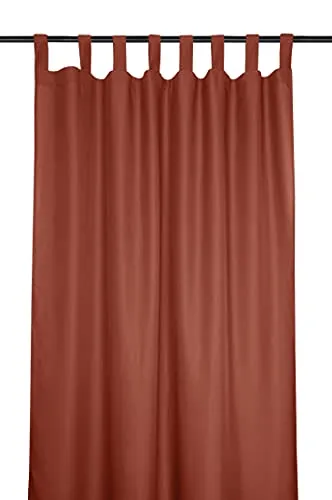 STOF Nelson rideau 135x260 cm terracotta polyester