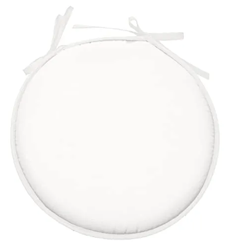 Stof Nelson Ø40 galette de chaise blanc polyester