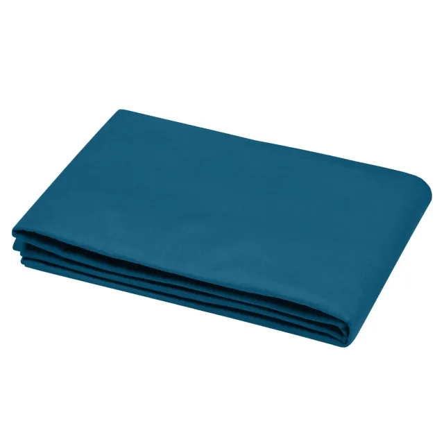 STOF Eden drap plat 240x300 pétrole coton