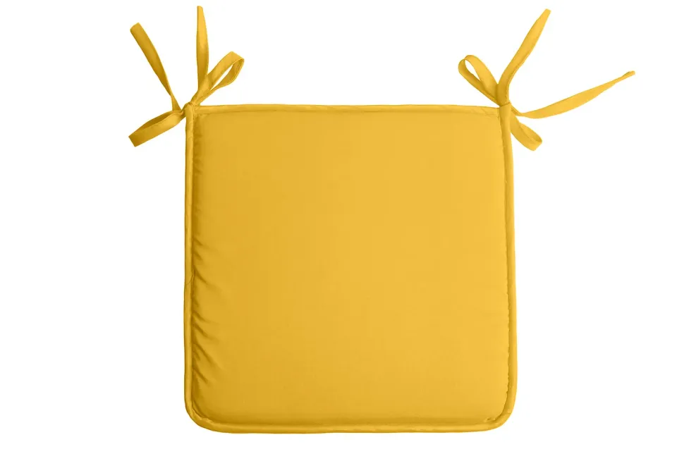 Stof Nelson galette de chaise 38x38 cm jaune polyester
