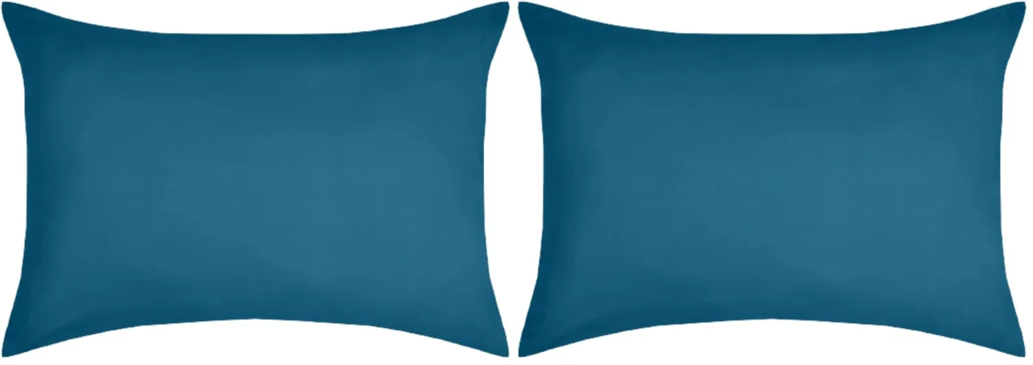 Stof Eden taie oreiller 50x70 cm pétrole coton