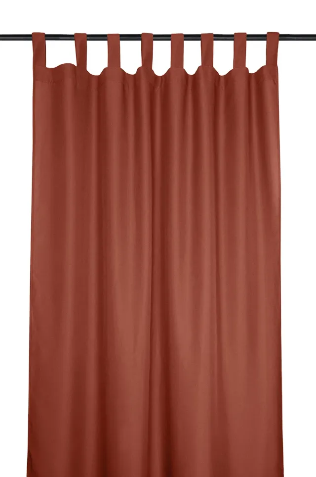 STOF Nelson rideau 135x260 cm terracotta polyester