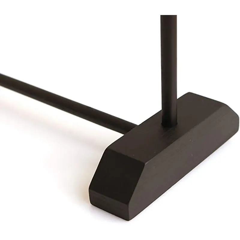 Yoko Saito mini cintre bois noir grand 40 cm tapisserie