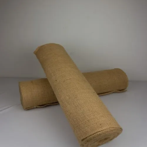 Tissushop chemin de table toile de jute naturel 50 cm 260 g/m²