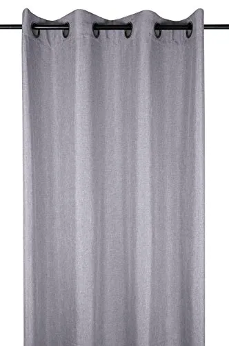 Stof Bea Rideau à Œillets Gris 140x260 cm Polyester