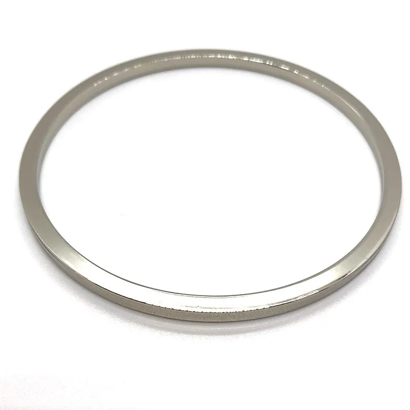 Yoko Saito Cast Square anneau sac nickel 9 cm x2