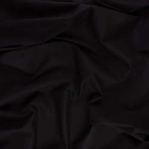 Tissushop Cretonne tissu coton noir 1 mètre 150 cm