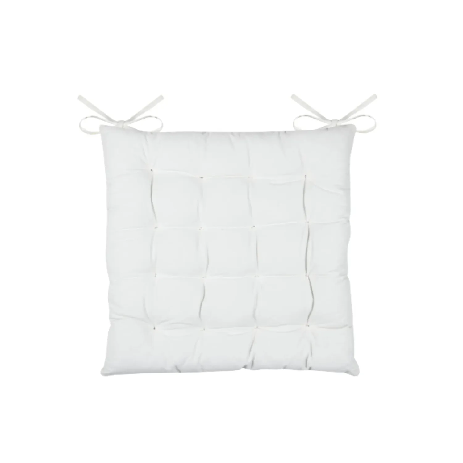 Stof Oxford galette chaise grenache 38x38 cm coton