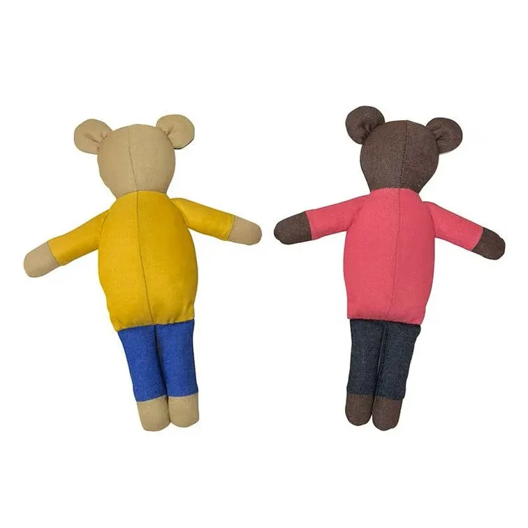 Yoko Saito Sleepy Bear Vol.3 kit peluche denim 27 cm jaune