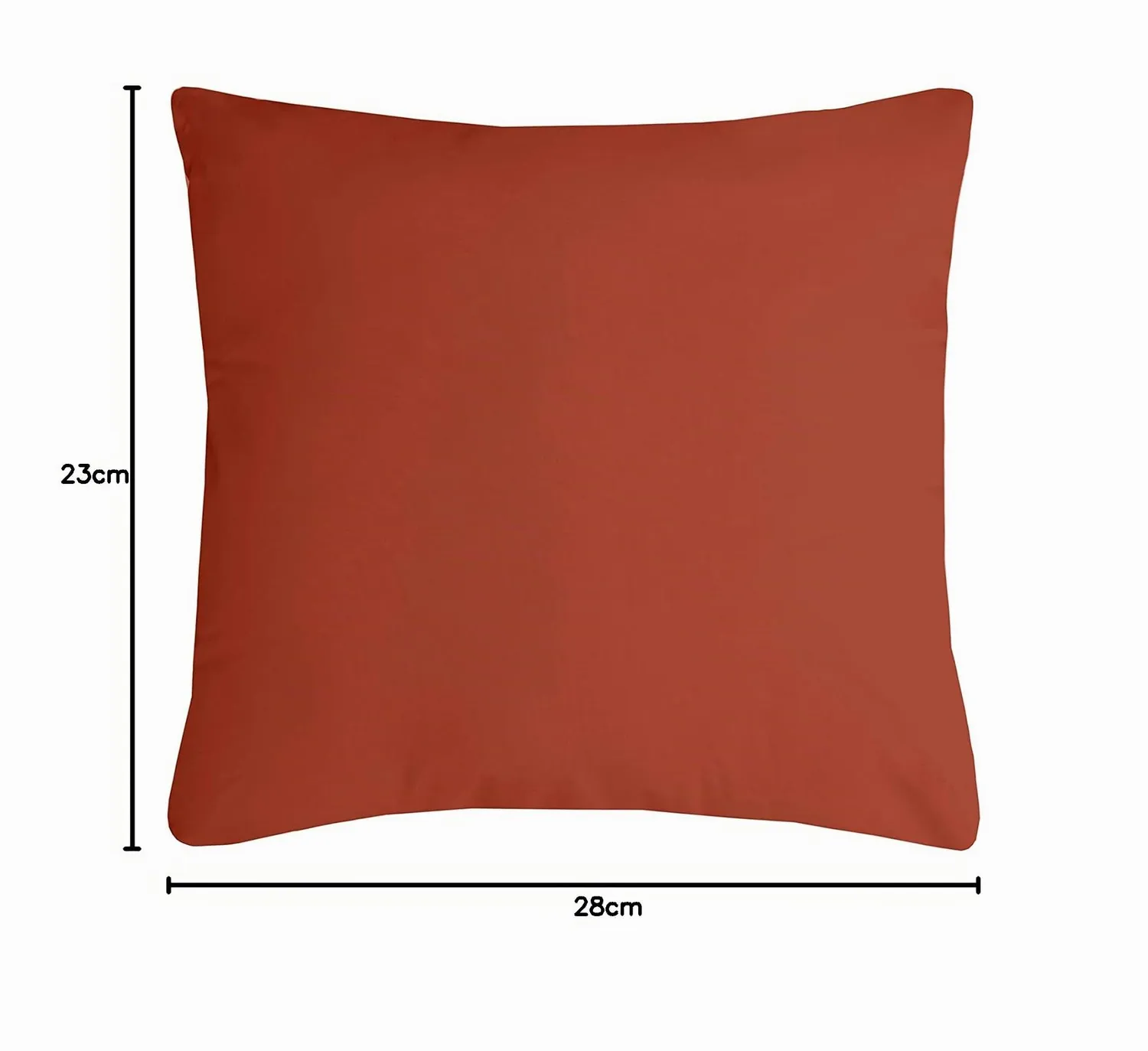 STOF Nelson coussin 40x40 cm terracotta polyester