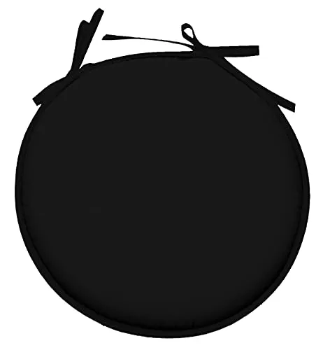 STOF Nelson galette ronde polyester noir 40 cm
