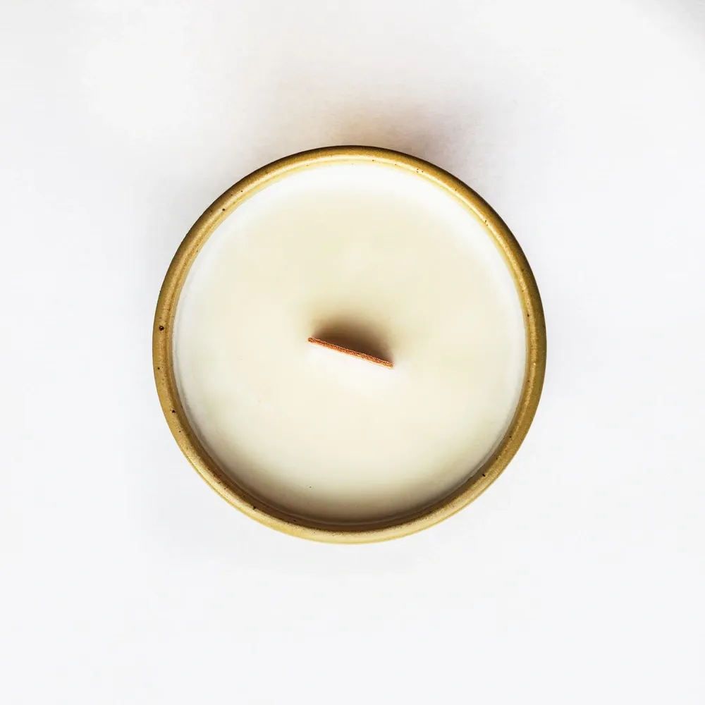 Tribu Indigo Citronelle 30h bougie parfumée mèche bois