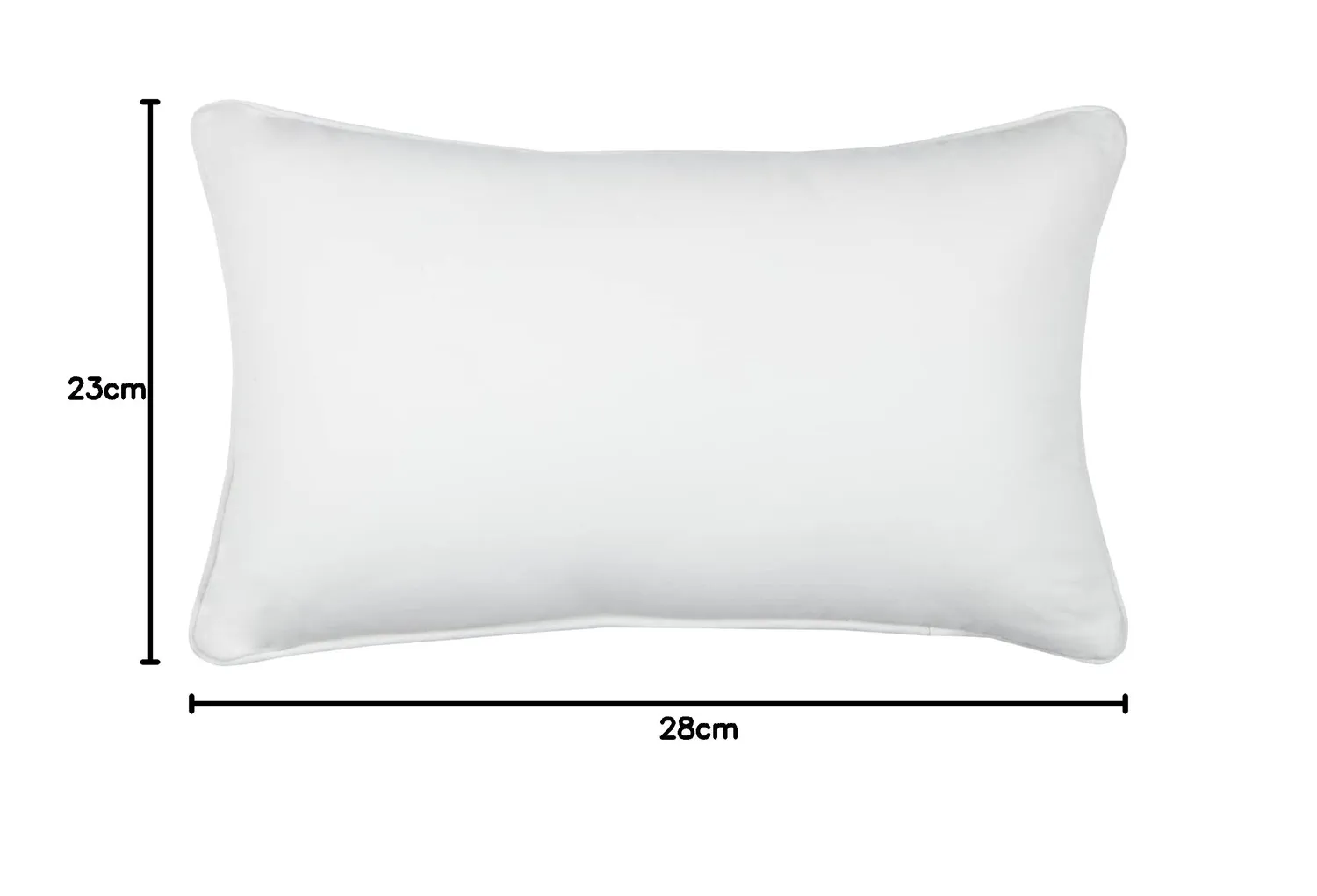 STOF Oxford coussin écru 30x50x15 cm satin coton