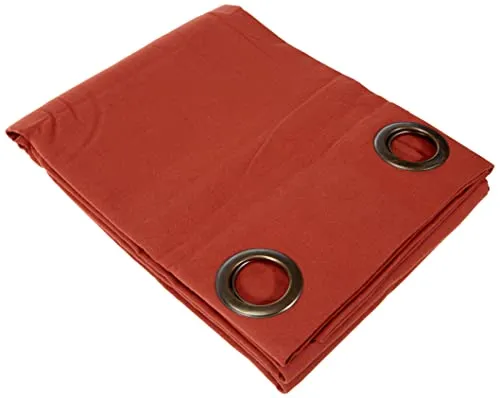 Stof Duo rideau 135x240 cm terracotta coton