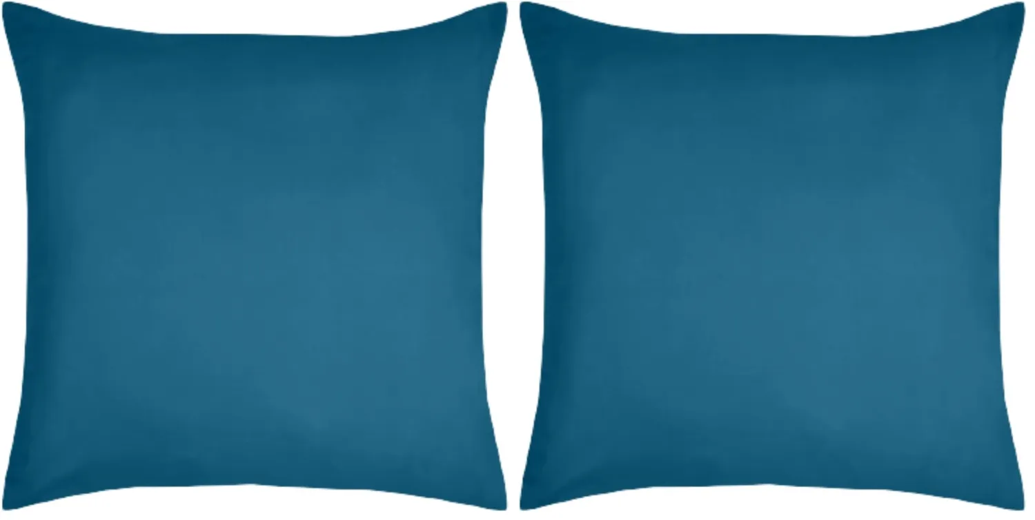 Stof Eden taie oreiller 63x63 cm pétrole coton