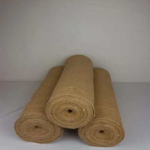 Tissushop chemin de table toile de jute naturel 50 cm 260 g/m²