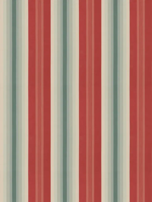 French General Bande Exotic Sienna tissu ameublement 137 cm
