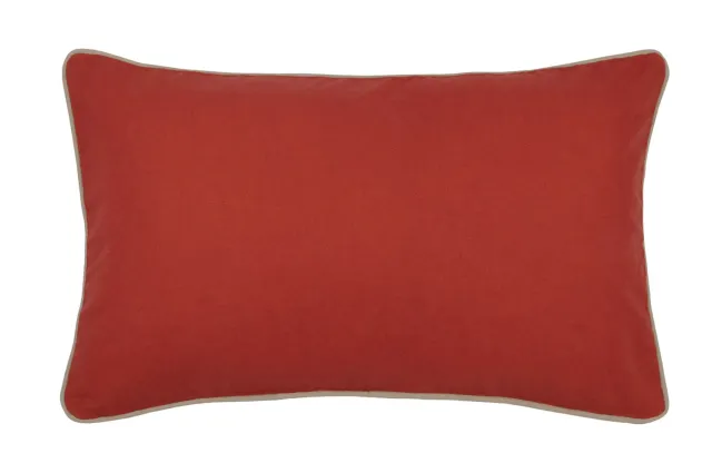 Stof Duo coussin 30x50 terracotta coton