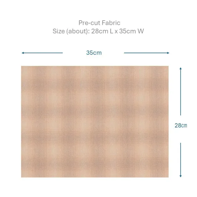 Yoko Saito 2026-01-A15 coupon tissu coton 28x35 cm rose