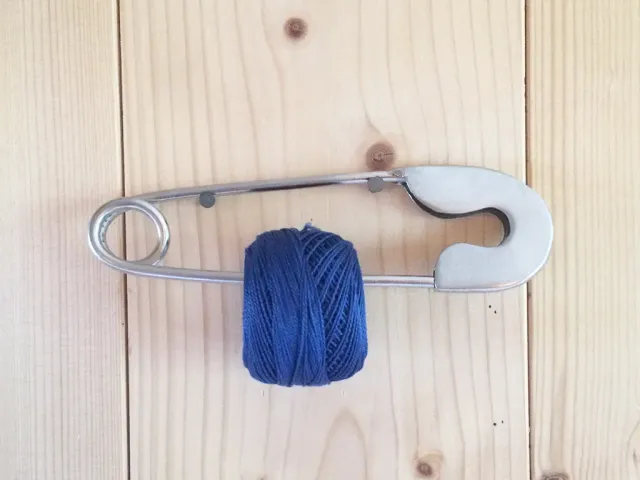 La Croix et La Manière Coton perlé n°8 Bleu océan 80 m
