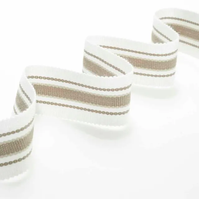 French General Didion Linen galon lin beige 38 mm au mètre