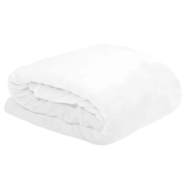 STOF Doudou plaid polaire blanc 130x160 cm chaud