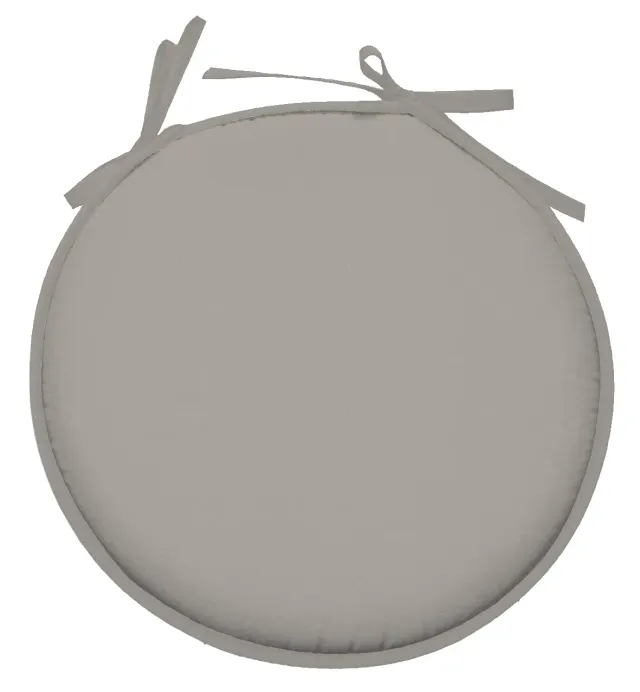 STOF Nelson galette de chaise ronde Ø40 lin polyester