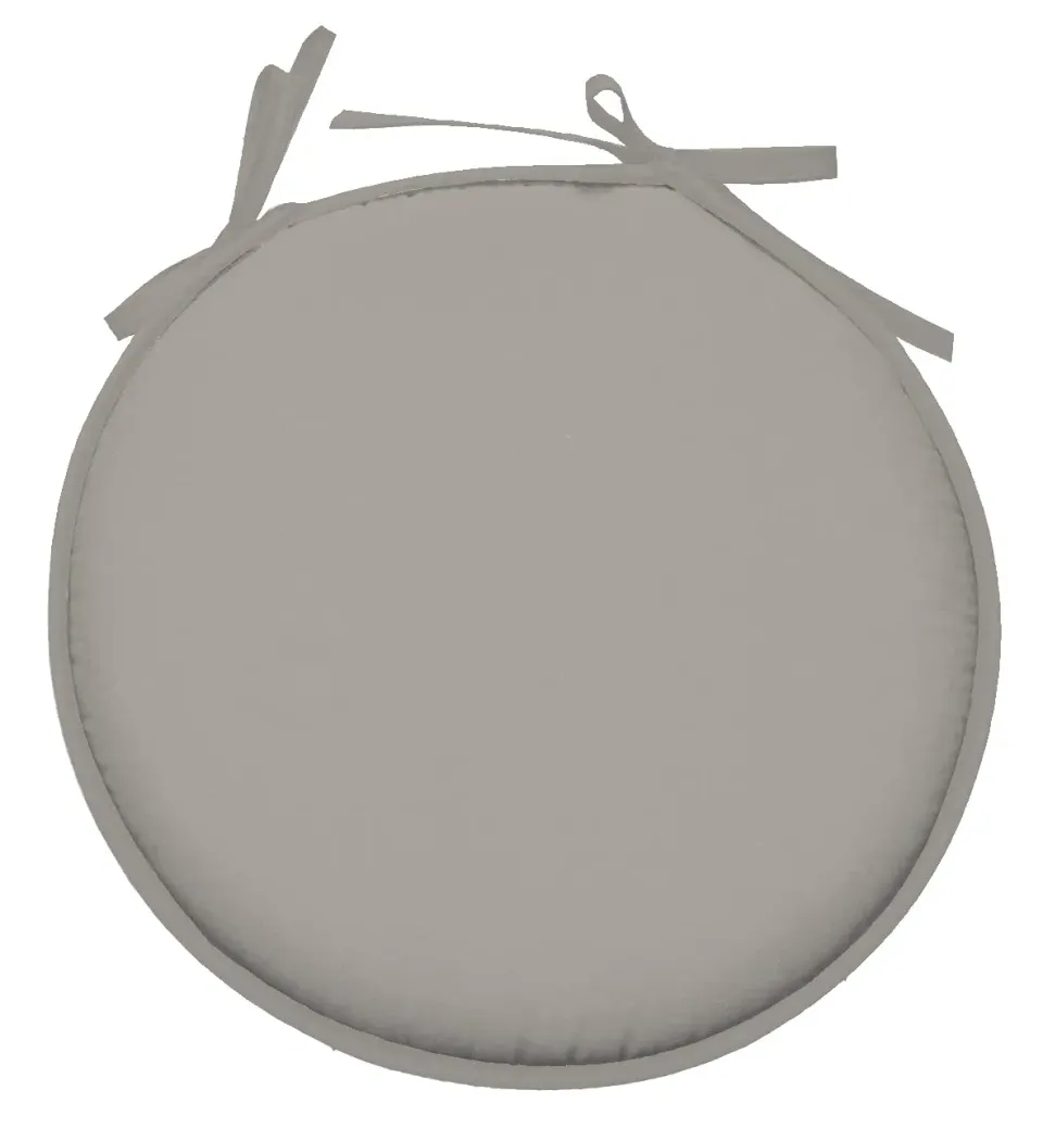 STOF Nelson galette de chaise ronde Ø40 lin polyester