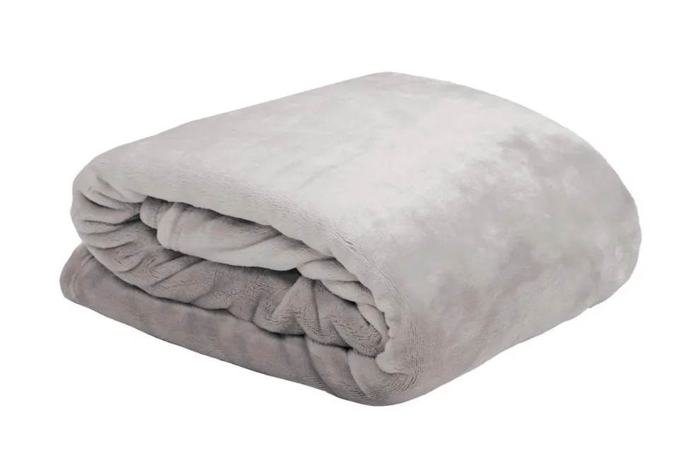 Stof Doudou plaid polaire 130x160 cm polyester lin