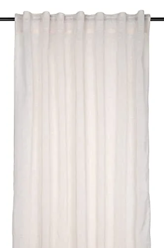 Stof Madrid voile 140x260 naturel 1 panneau polyester