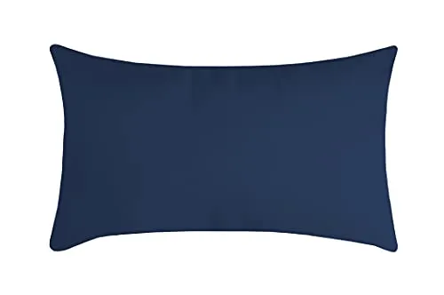 Stof Nelson coussin pétrole 30x50 cm polyester uni