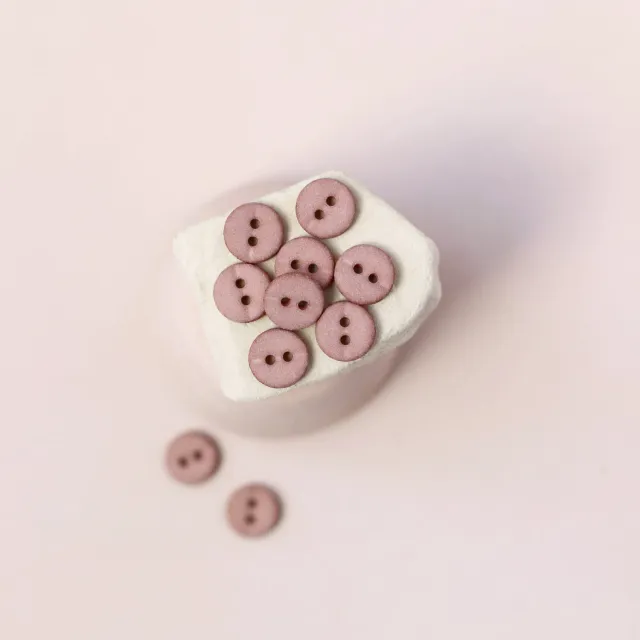 La Maison Naïve Tomette bouton deux trous 10 mm mat