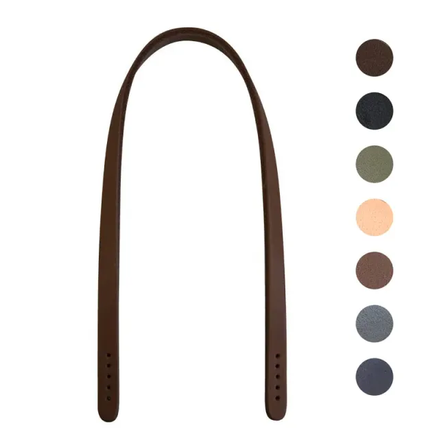 Yoko Saito JTM-K14 anse sac cuir 40 cm marron foncé paire