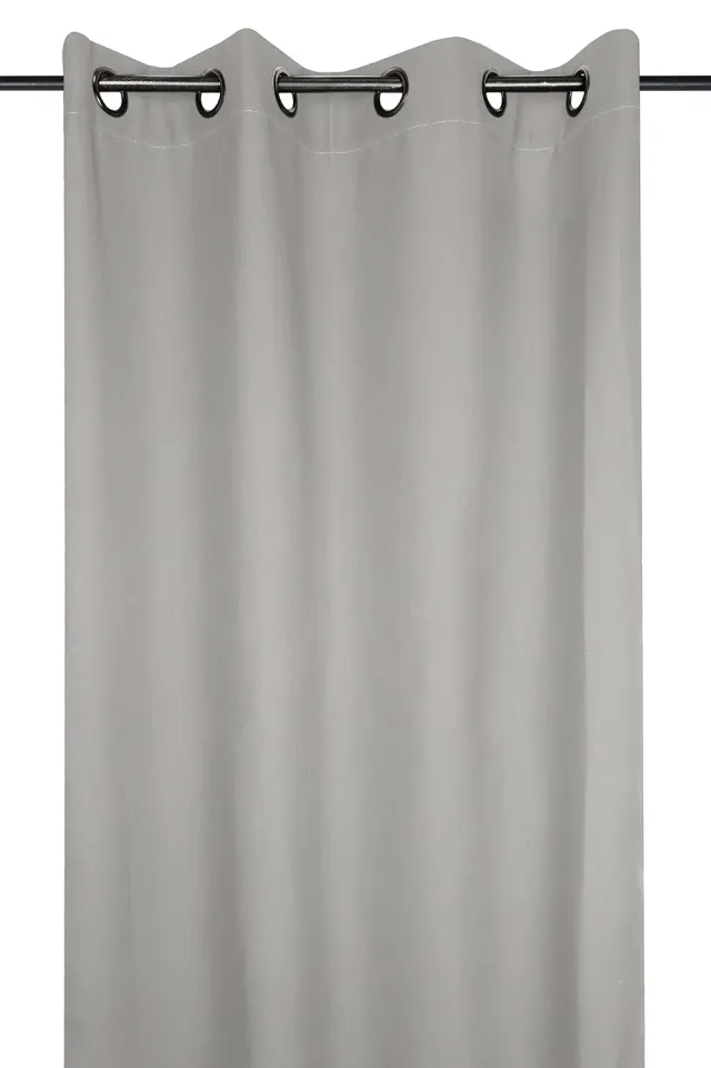 STOF Nelson rideau œillets mastic 240x135 cm uni