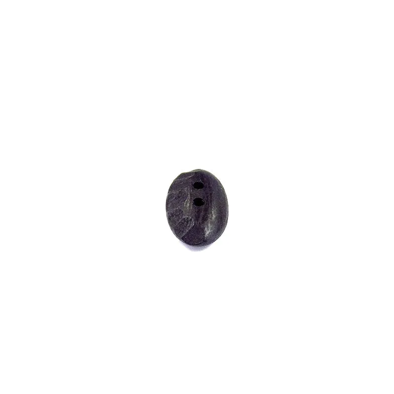 Yoko Saito bouton bois groin cochon noir 2,1 cm