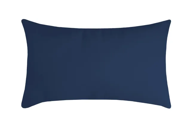 Stof Nelson coussin pétrole 30x50 cm polyester uni