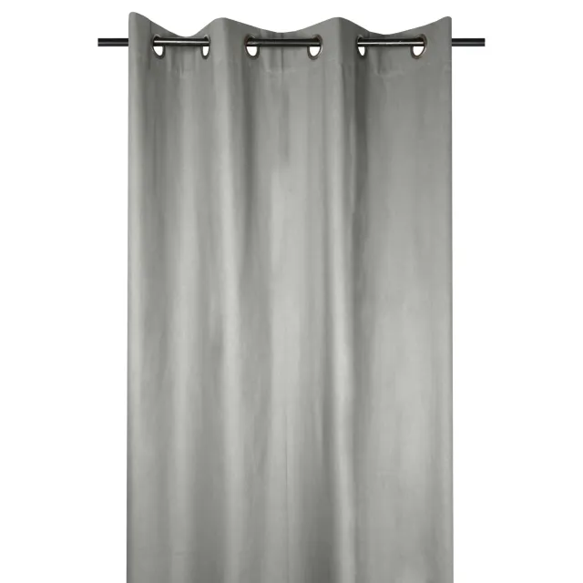 STOF Oxford rideau 140x260 sauge satin coton