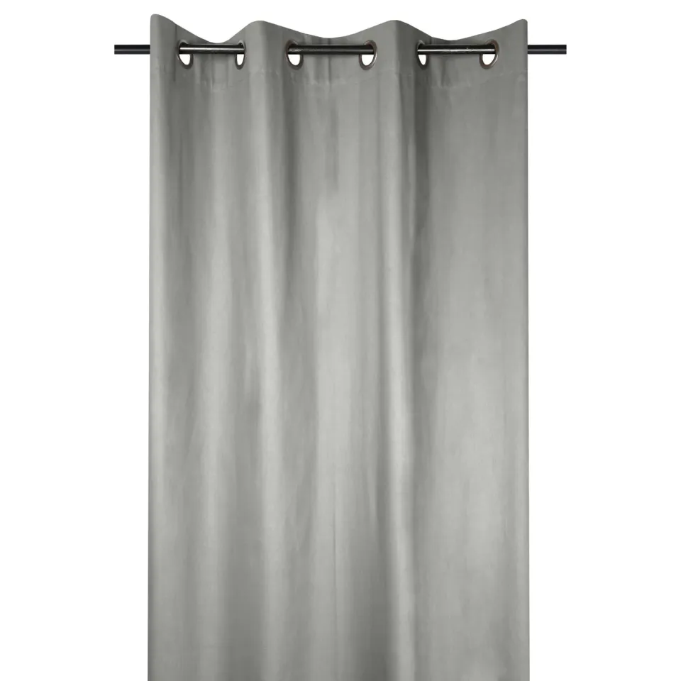 STOF Oxford rideau 140x260 sauge satin coton
