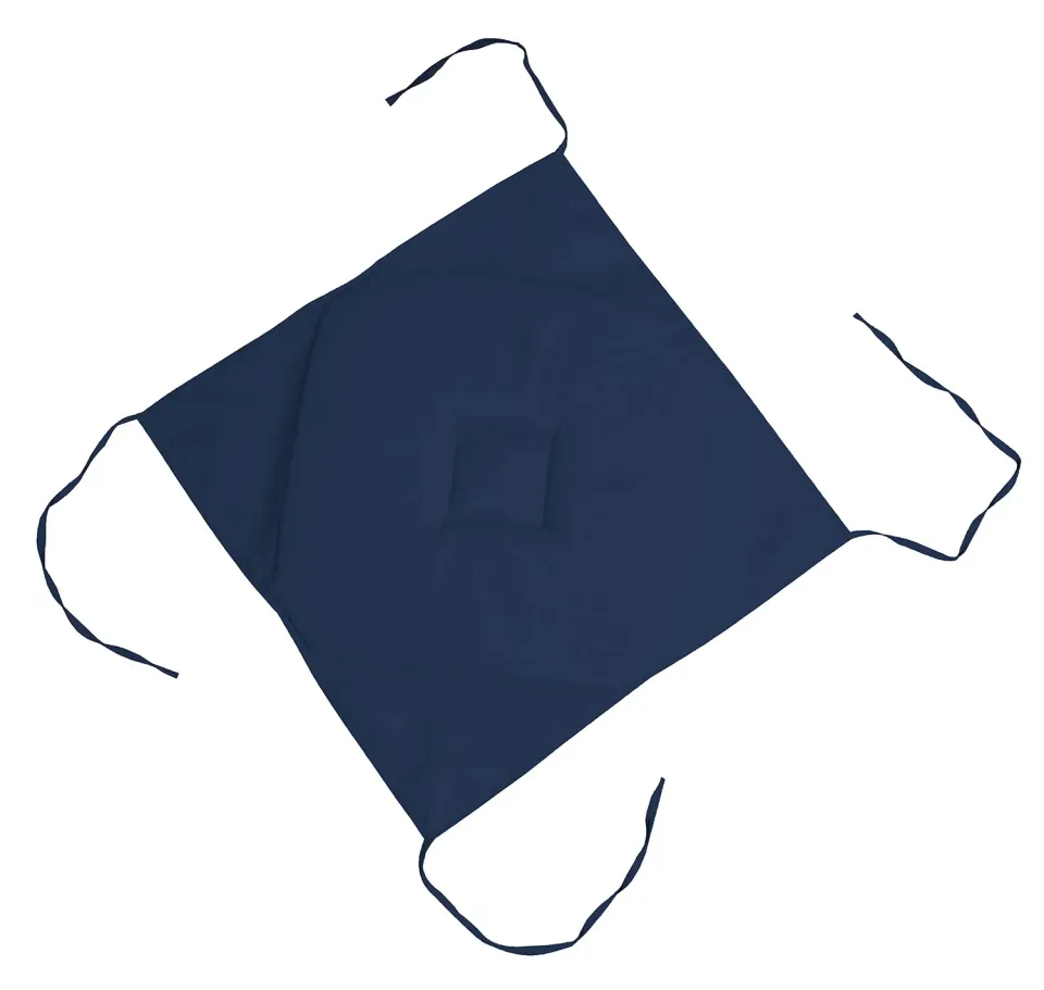 Stof Nelson galette 40x40 cm pétrole polyester